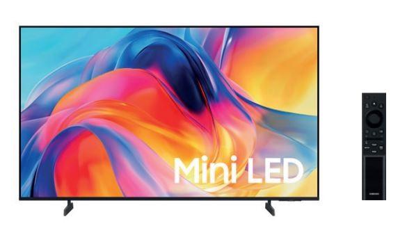 Televisor Mini LED Samsung TU75M72HAUXXC M72H, 75 pulgadas, 4K Ultra HD, 50 Hz, Smart TV Tizen, Mini LED HDR, Vision AI, negro, clase F