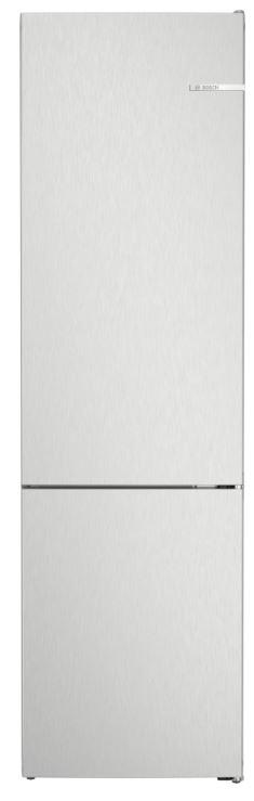 Frigorífico combi Bosch KGN392LDC, 203 x 60 x 66 cm, Total No Frost, clase D, 191 kWh/año, 36 dB, 368 litros, VitaFresh 0°C, acero mate antihuellas