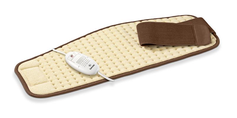 Almohadilla eléctrica lumbar y abdominal Beurer HK 49 Cosy, 69 x 28 cm, 100 W, 3 niveles, lavable
