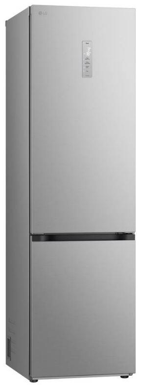 Frigorífico combi LG GBBSJ21DPY, 203 x 59.7 x 67.4 cm, Total No Frost, clase D, 210 kWh/año, 35 dB, 375 litros, DoorCooling+, ThinQ, inox antihuellas