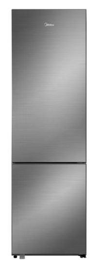 Frigorífico combi Midea MDRB600MME46, 201 x 59.5 x 67 cm, Total No Frost, clase E, 281 kWh/año, 35 dB, 443 litros, Platinum Fresh, 0°C, inox